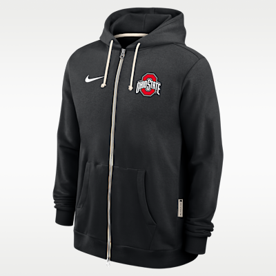 Ohio State Sideline Men's Nike Dri-FIT College Full-Zip Hoodie
